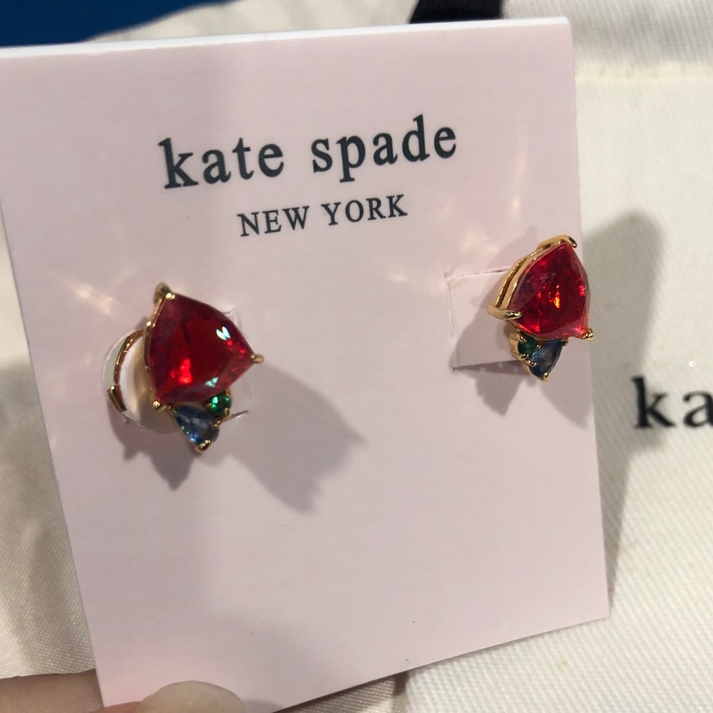 CLEARANCE!! Kate spade ♠️ “Shine It Up Crystal Teardrop Stud Earrings